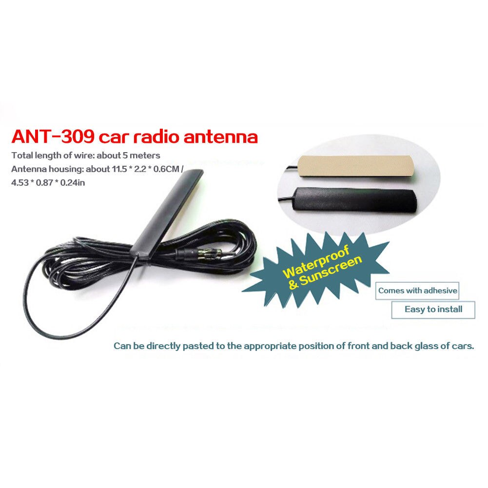 Yleiskäyttöön auto radio fm antenni signaalivahvistin meriauto ajoneuvo vene  rv 12v signaalin tehostin