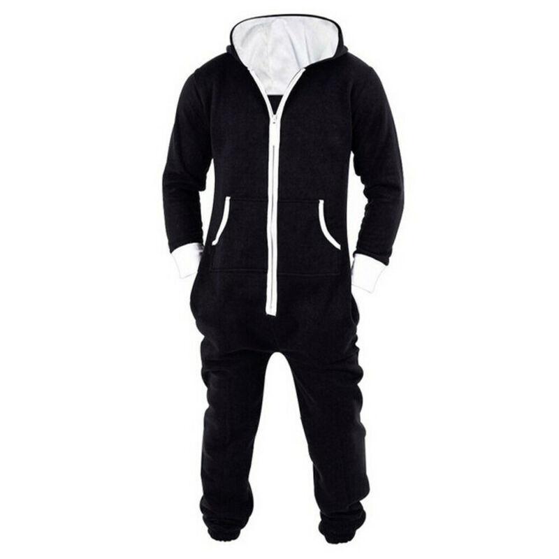 Mono con capucha de manga larga para mujer, peto de una pieza, pijama informal, ropa de casa para mujer