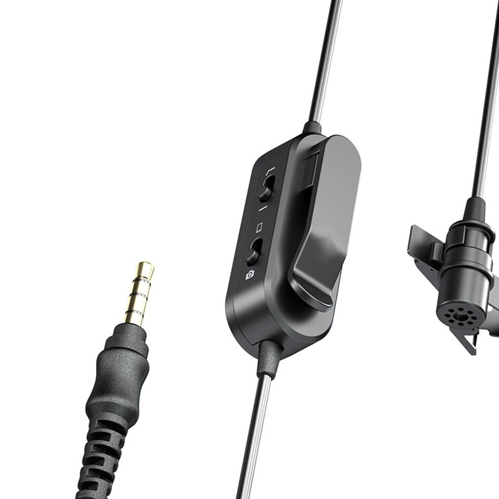 RE230 Lavalier Microfoon Revers Microfoon Voor Camera Pc Omnidirectionele Revers Mic Ruisonderdrukking Voor Video Interview