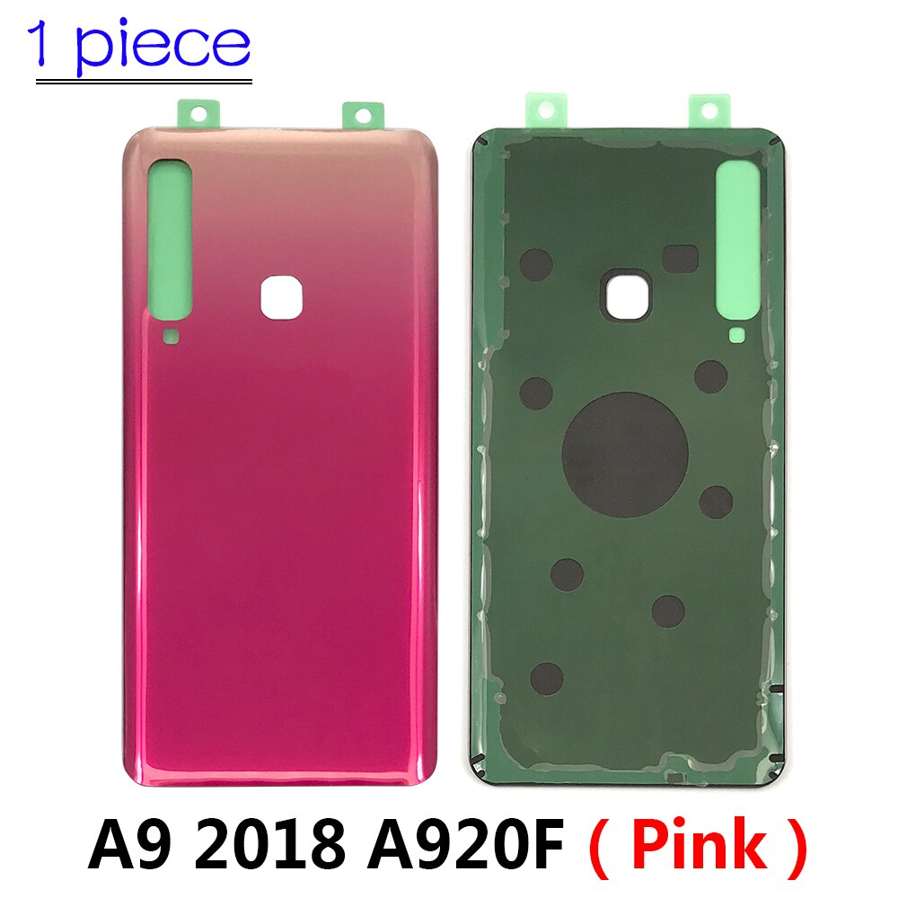 Back Glass Rear Cover Voor Samsung Galaxy A8 Plus A8 + A9 A920F A730F A530F Batterij Deur Behuizing Batterij back Cover