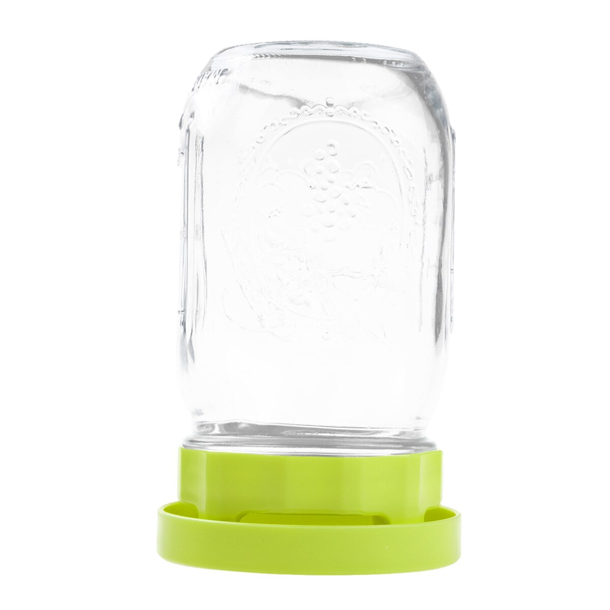 Plastic Brede Mond Mason Jar Zaad Kiemen Deksels Rvs Mesh Deksels Met Plastic Water Lade Voor Maken Organische Spruit