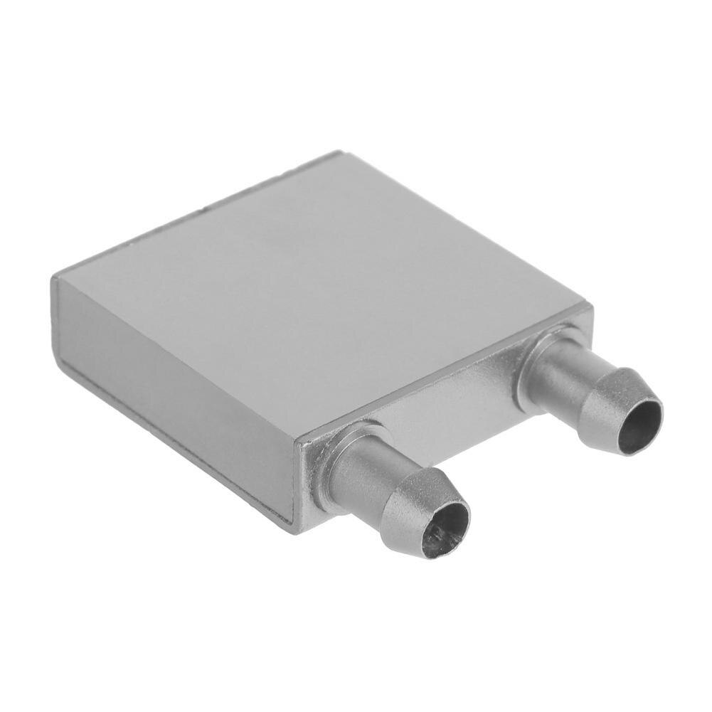 120*40/80*40/40*40mm Aluminum Alloy Liquid-Water Cooling Block for Computer CPU Silver Heat Sink cooing fan accessories: 40x40