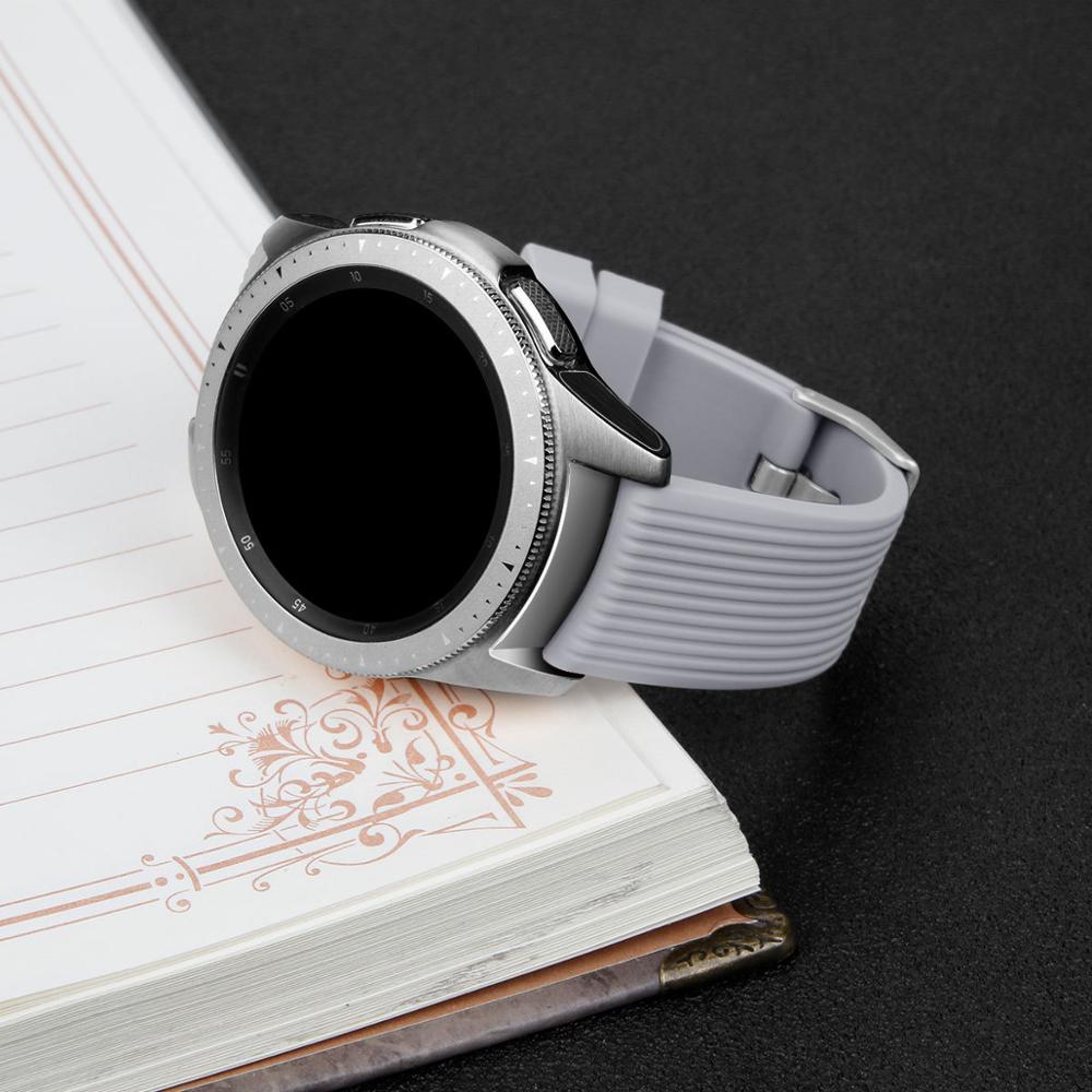 Bracelet 20mm 22mm pour Samsung Galaxy watch 4 3 active 2 gear s3 smart watch, accessoires pour amazfit GTS GTR 2 3 Pro: gray / 20mm