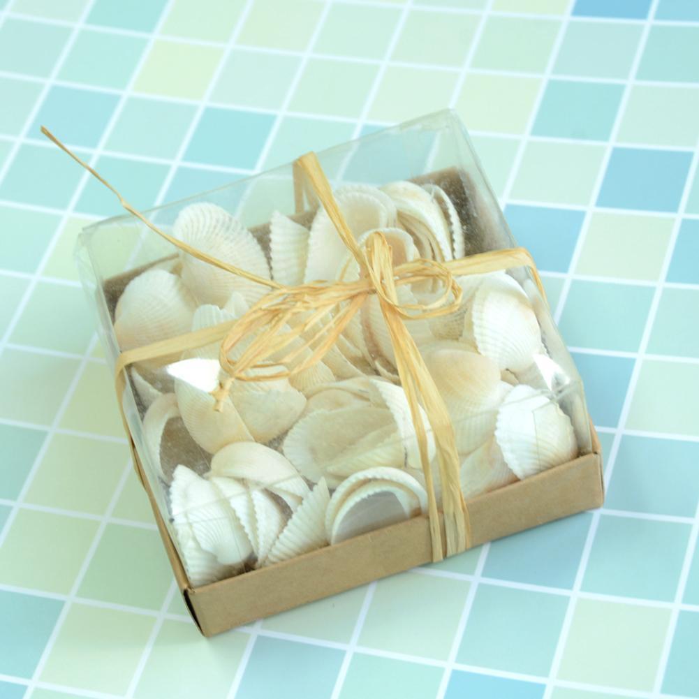 130g Natural White Clam Box Diy Home Decoration Pendant Crafts Marine Life Collection For Hotel Living Room Decor I7g0