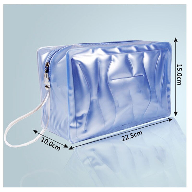 Pool strandtasker svømning gym taske vandtætte håndtasker gennemsigtig pvc arrangør sæk badedragt vask gurgle opbevaring