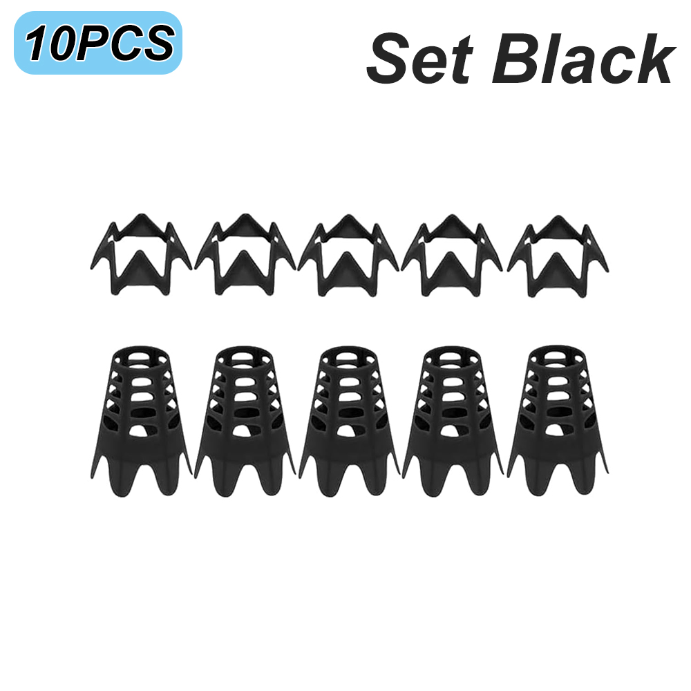 10PCS Golf Simulator Tees Golf Tees Simulator Kunststoff Praxis Training Für Rasen und Driving Range Hause Outdoor Indoor verwenden: Orange