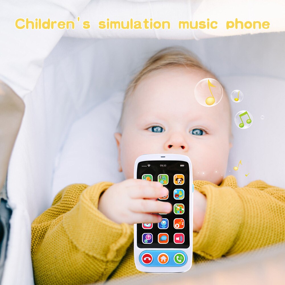 Kinderen Intelligente Simulatie Muziek Mobiele Telefoon Verlichting Multifunctionele Baby Vroege Onderwijs Speelgoed