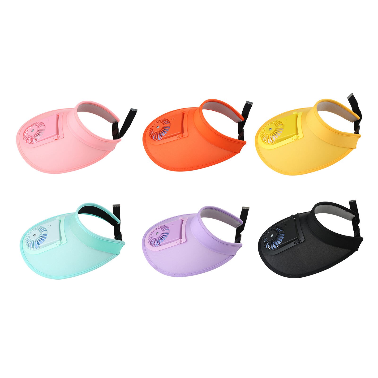 Adult Summer Solar Fan Hat Solar Panel Powered Cooling Fan Baseball Hat Sun Visor Hat Summer Outdoor hat For Outdoor Camping