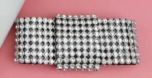 (1 paire) strass sardine détachable nœud papillon accessoires de chaussures: 2