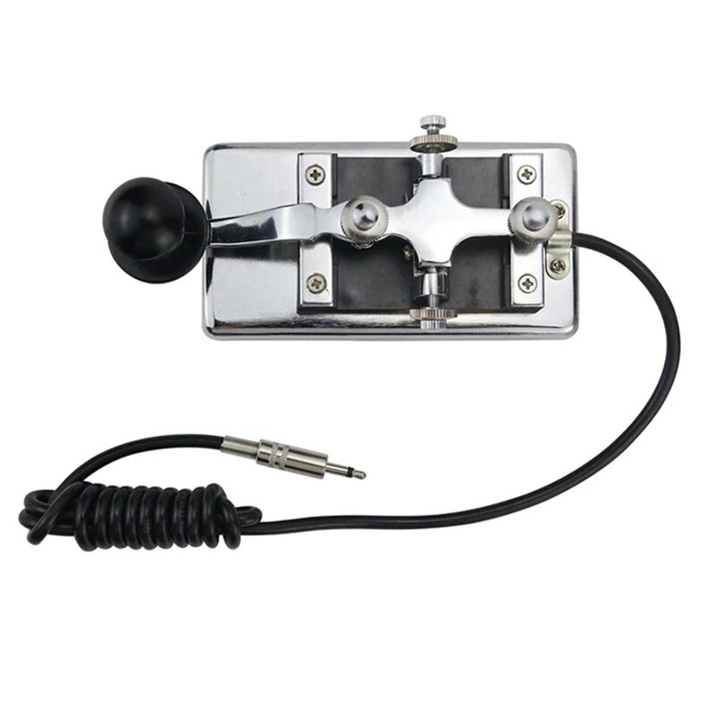 K4 Manual Telegraph Key Morse Key CW Key Fit For Shortwave Radio Morse Code Practices CW Communications