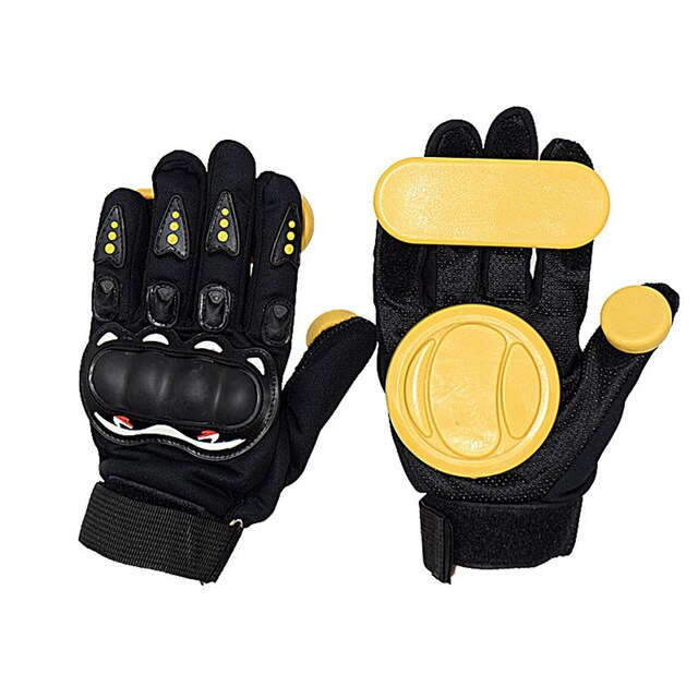 Guantes de bloque deslizante para Longboard, freno para monopatín, freno de derrape, guante de giro para ayudar a frenar y bailar a la deriva: B