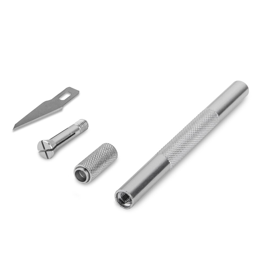 1 Knife Handle with 10 Blade Replacement 11# PCB Repair Wood Carving Tools Sculpture Engraving Knife DIY Cutting Tool