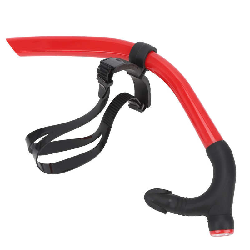 Snorkeluitrusting met opvouwbare siliconen volledige droge snorkel, snorkelset anti lek snorkelpakket duikmasker zachte buis met harde opbergdoos duikbril zwembril roze