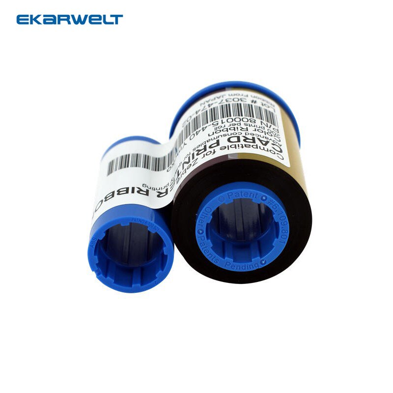 800015-440 YMCKO full Color Ribbon for Zebra ID Card Printer P320i P330i P420i P430i P520i