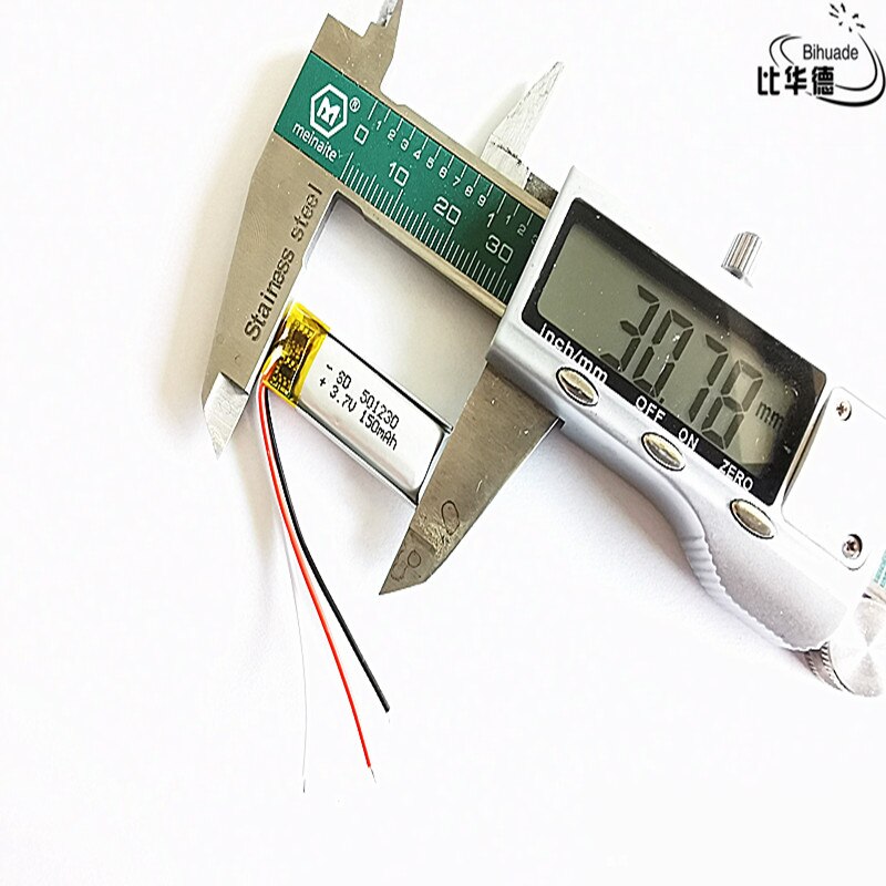 3 linea di sensore di Temperatura a termistore 3.7 V, 150mAH 501230 agli ioni di litio Polimero/BANCA di batteria Li-Ion per tablet pc, GPS, mp3, mp4