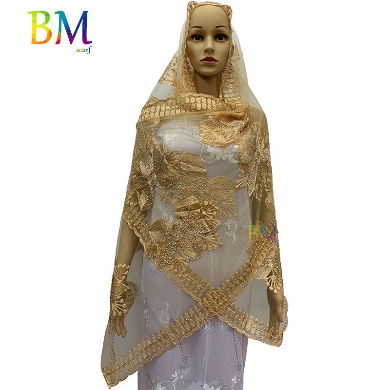 African women scarf muslim women scarf 200*50cm small net scarf for shawls BX09