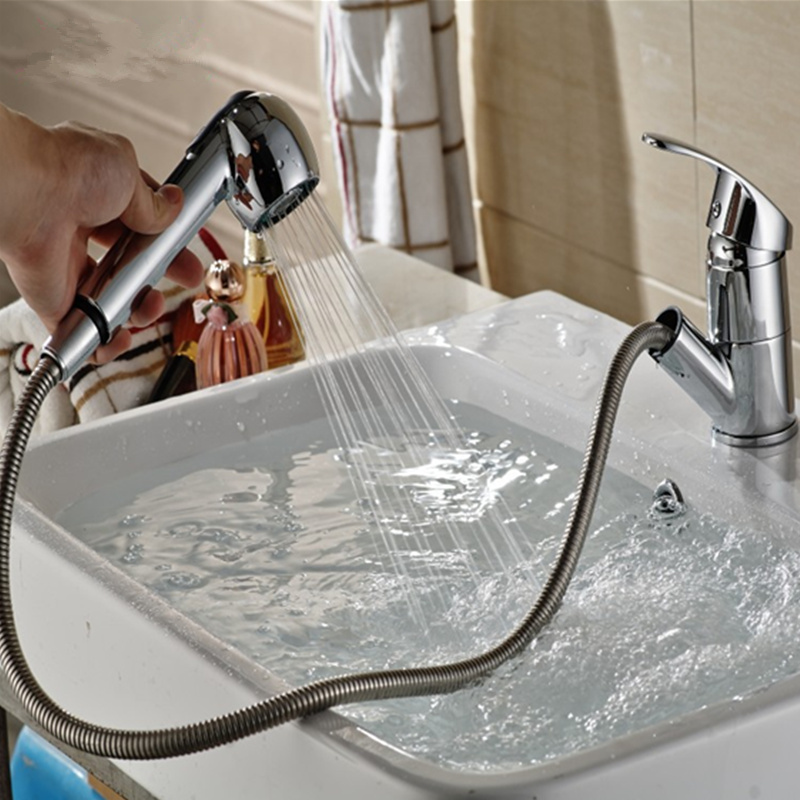 ALWAYSME Ausziehbarer Wasserhahn im klassischen Stil für Wohnmobile, Wohnmobile, Boote, Marine, Yacht