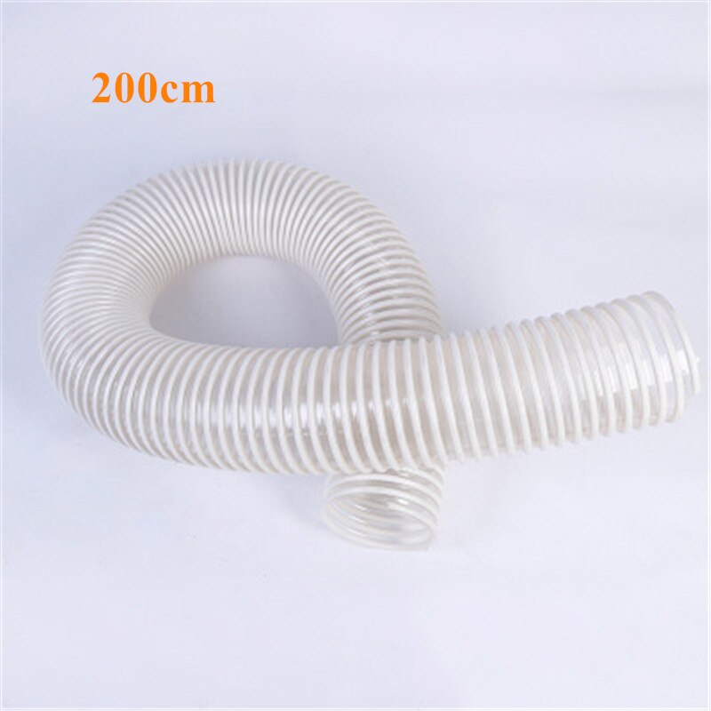 Soft 60mm Inner Diameter Suction Tube Cleaner Hose Bellows Straws Thread Hose For Home Durable vacuum Cleaner Parts: 200cm