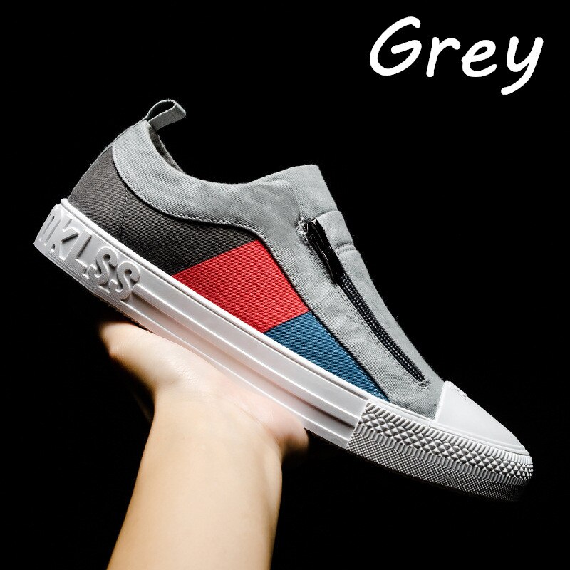 Instapschoenen van oude beijing-stof, bijpassende kleuren, ademende canvas schoenen, casual all-match studentensportschoenen: Grijs / 44