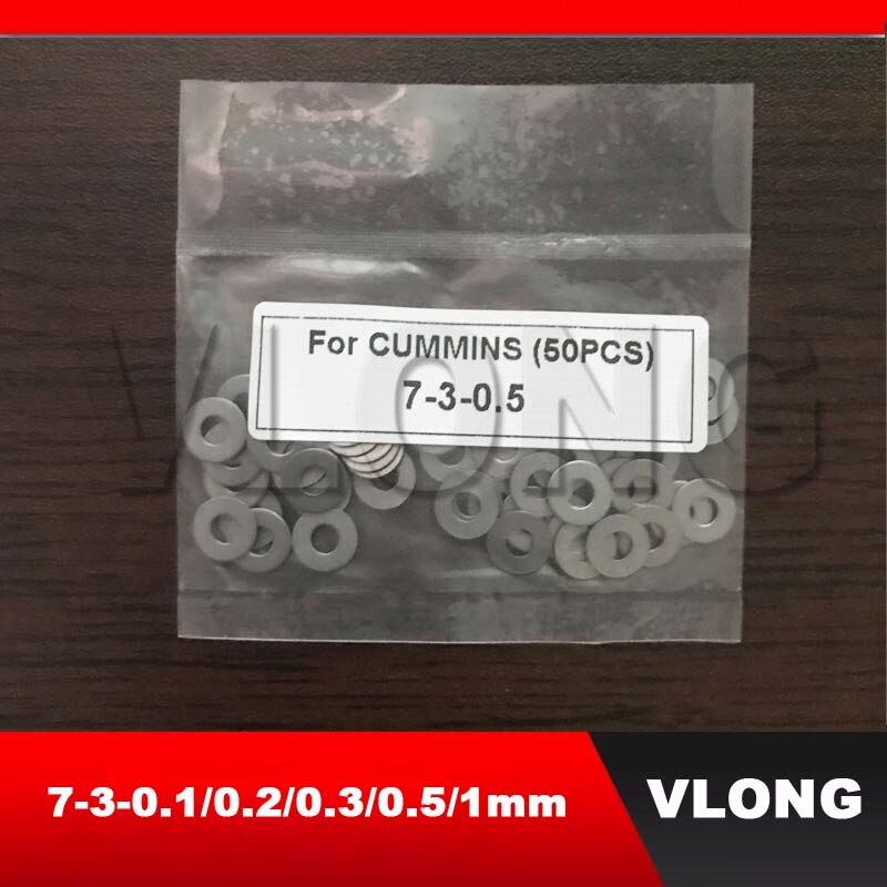 7-3-1MM Adjust The Pressure Washer Shims Diesel Fuel Injector Adjustment Washer Thickness 1MM Adjusting Pressure Pad