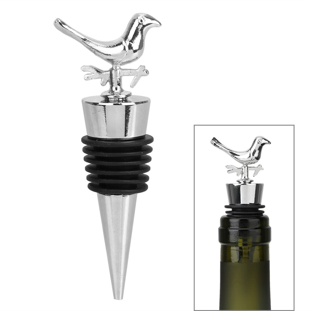 Hilife zink legering flaske propper vin flaske stik gadgets vin prop køkken tilbehør bar værktøj barware