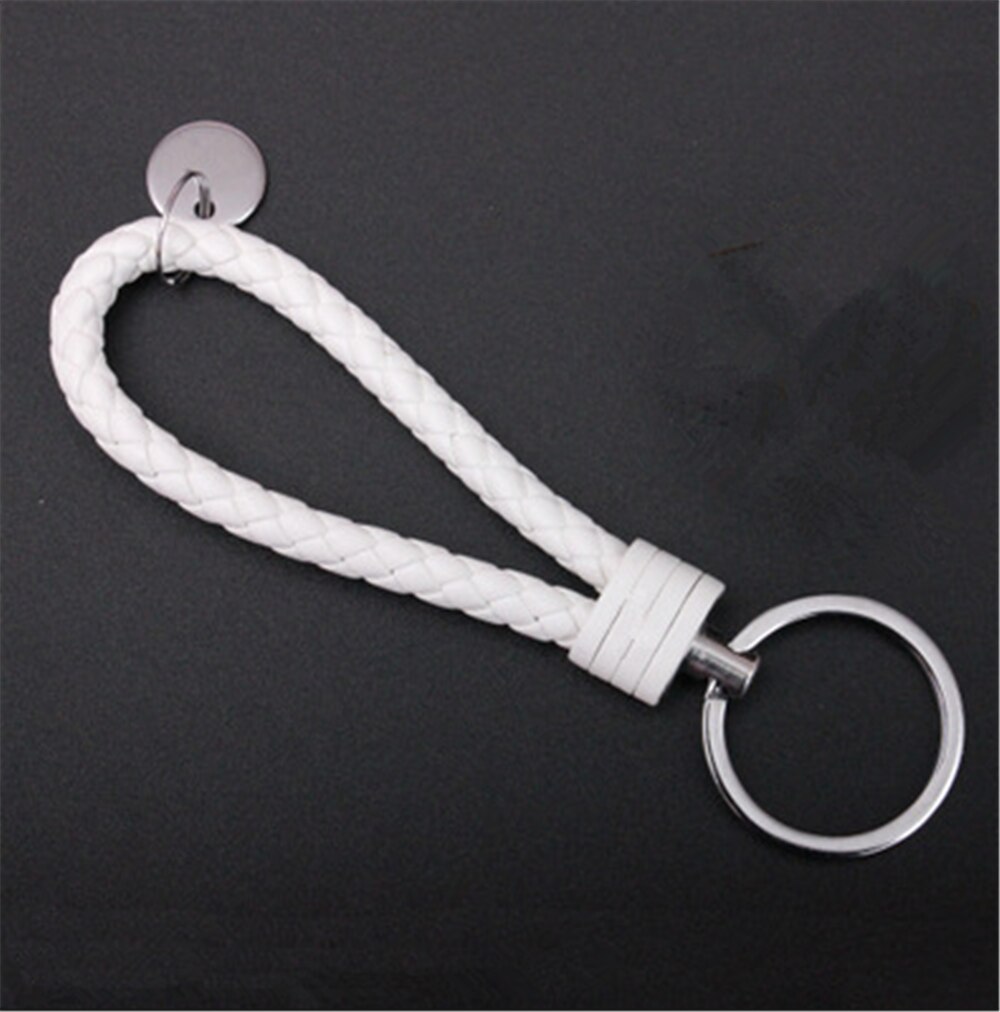 Porte-clés en cuir tressé en forme de voiture, pendentif, corde, diy, pour lexus  is350 gs430 rx400h rx330 is250 es330: Gris