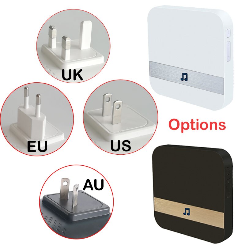 Anytek B30 B60 For EKEN V5 V6 V7 Doorbell Chime AC 110-220V Smart Indoor Door Bell Ring Wireless WiFi XSH app Chime