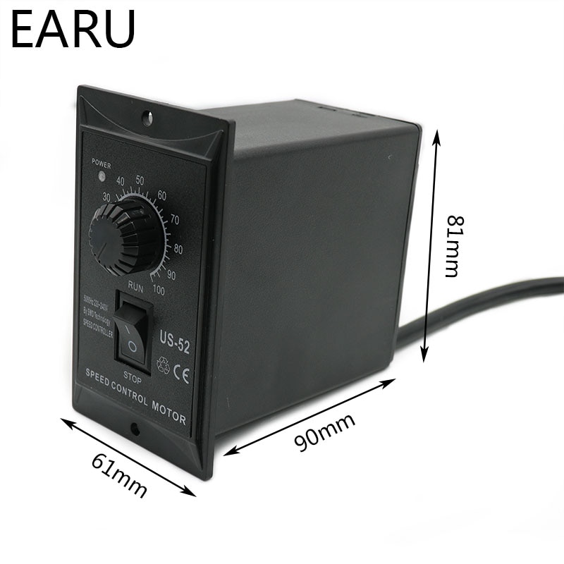 400W Ac 220V 50/60Hz Motor Speed Pinpoint Regulator Controller Us-52 Vooruit En Achteruit motor Gouverneur Voor Machine Pomp Diy