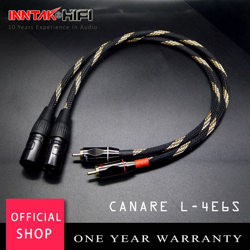 2Pcs/Pair CANARE AUDIO Cable RCA To XLR (Male or Female) HIFI Audio Cable For Amplifier DAC TV / 0.5M- 5M NO1062