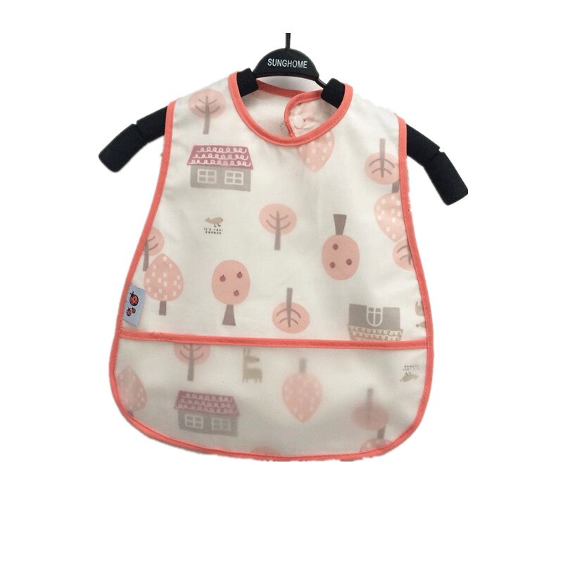 Verstelbare Baby Slabbetjes Eva Waterdichte Lunch Feeding Slabbetjes Baby Cartoon Voeden Doek Kinderen Baby Schort Babador Bandana