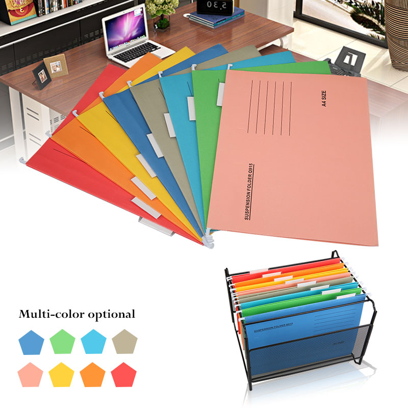 Hanging File Folders A4 Adjustable Storage Stationery Filing Products Ultra Thin Paper Holder Office Supplies Document Binding