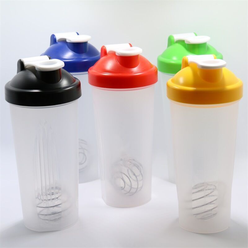 600ml kopp bpa gratis riste protein blender shaker mikser drikke visp ball flaske