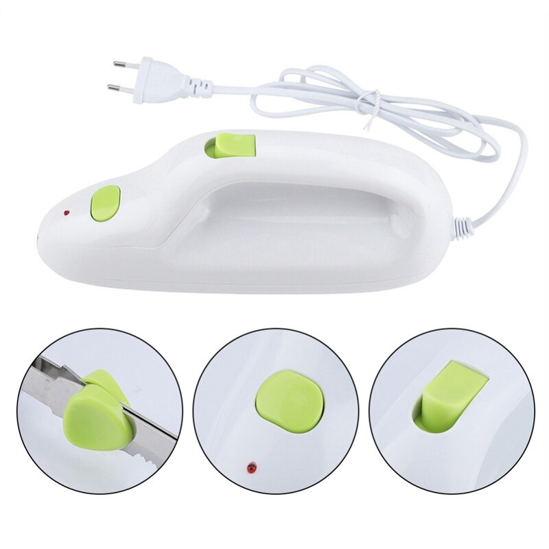 Kitchen Electric Freeze Meat Knife Saw 220-240V Eu Automatic Kitchen Meat Bread Turkey Knives Serrated Cleaver Cutting Tools Eu