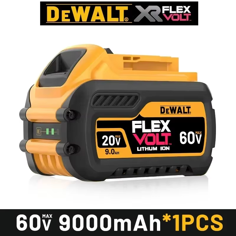 100% original DEWALT 20V battery, dewalt power tool DCB606, DCB205，DCB206，DCBGene，DCB200 MAX，20V，60V， 6AH,9AH,dewalt batteries: Red
