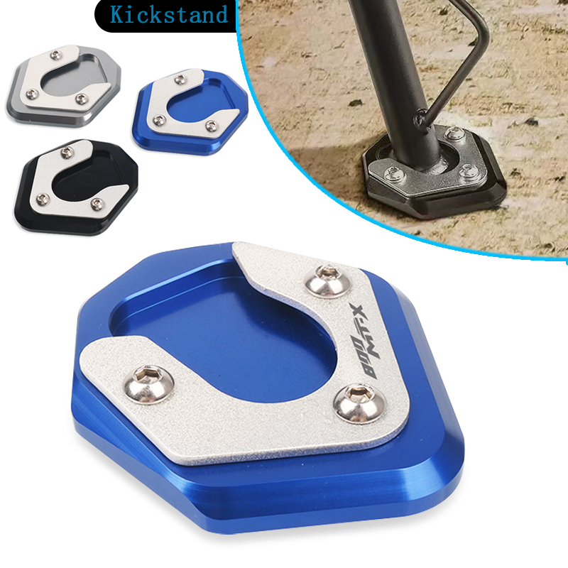 Suporte lateral para motocicleta, suporte lateral para extensão de pé, placa lateral para 800mt 800 mt 800mtx