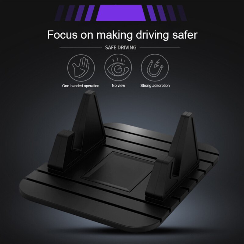 Dashboard Antislip Mat Rubber Mount Telefoon Gps Houder Telefoon Houder Pad Mobiele Telefoon Stand Auto Anti Slip mat Auto Accessoires