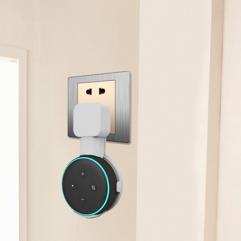 Outlet Wall Mount Stand For Echo Dot 3rd Speaker Wall Mount Speaker Holder Compact Hanger Holder Stand Grip For Echo Dot 3rd