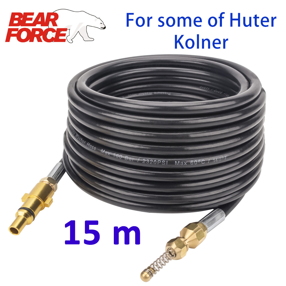 Hogedrukreiniger Riool Afvoer Reinigingsslang Riolering Pijpleiding Jetting Slang Kit voor Huter Kolner Kpaton IPC Portotecnica: Goud