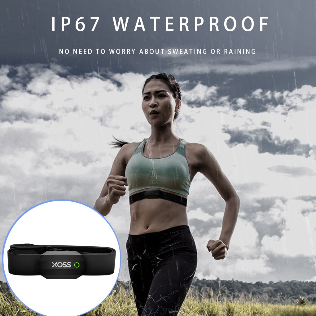 Borst Hartslagmeter Band Bluetooth 4.0 Ant + Hartslagmeter Sensor Waterdicht Voor Wahoo Garmin Fiets Computer