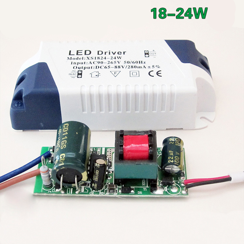AC90~265V 3~24W LED Driver Power Supply Adapter Transformer Lighting Accessories For LED Panel Lights DIY