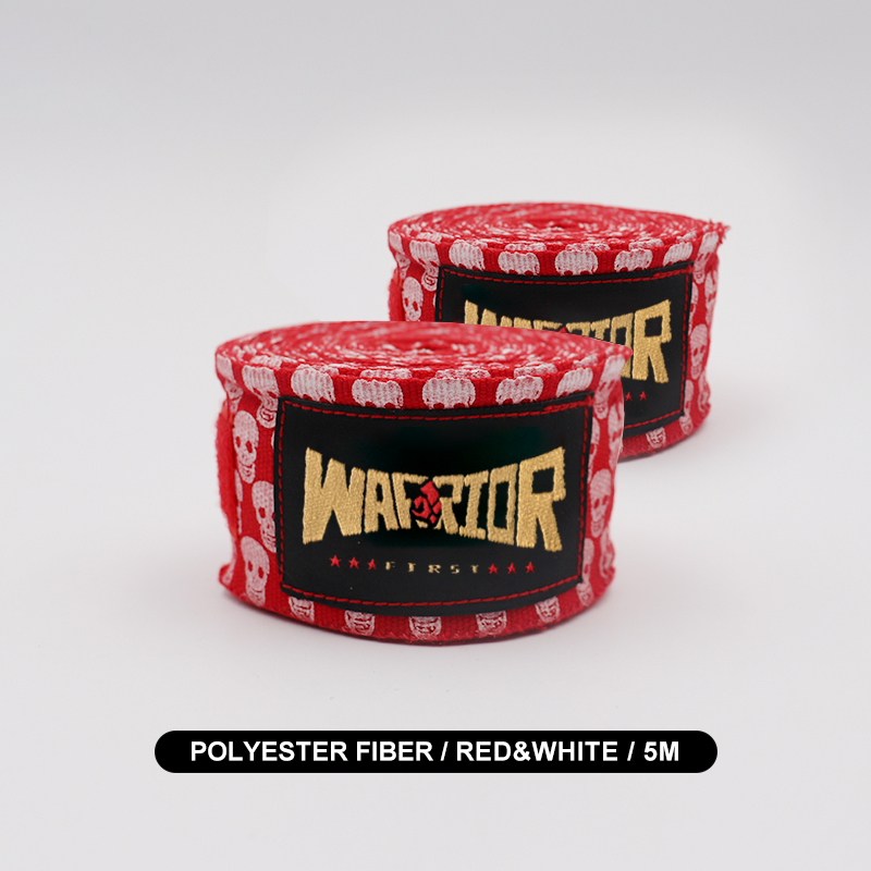 Envolturas de mano de boxeo MMA, Muay Thai, Kick Boxing, vendas de entrenamiento, correas deportivas, 3M/5M de longitud, estampado de Calavera, 1 par: Verde