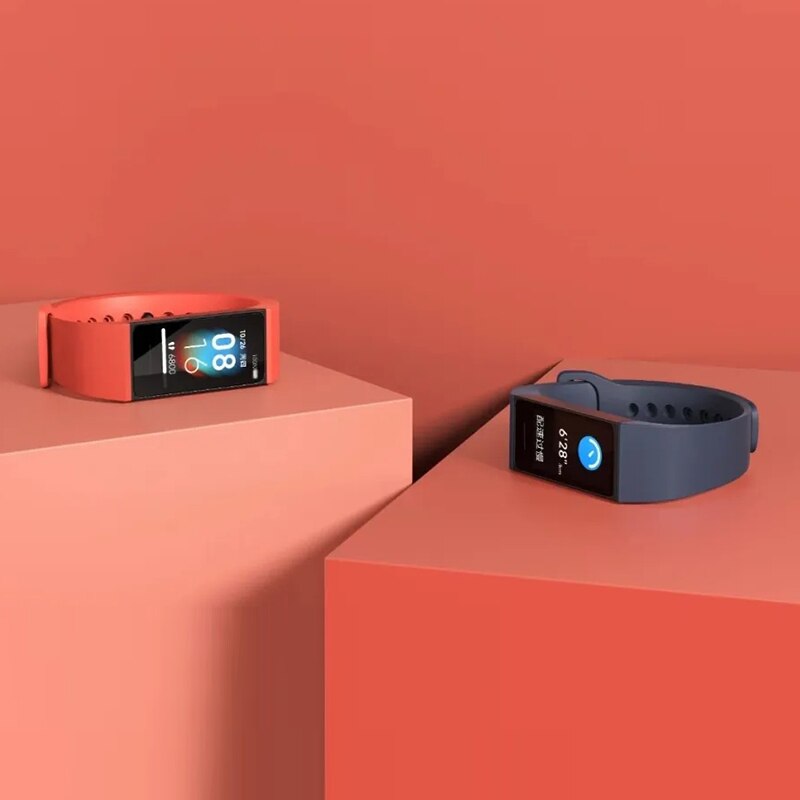 I lager xiaomi redmi band 4 armband 5 hjärtfrekvens fitness sport tracker vattentätt armband touch stor smart färgskärm