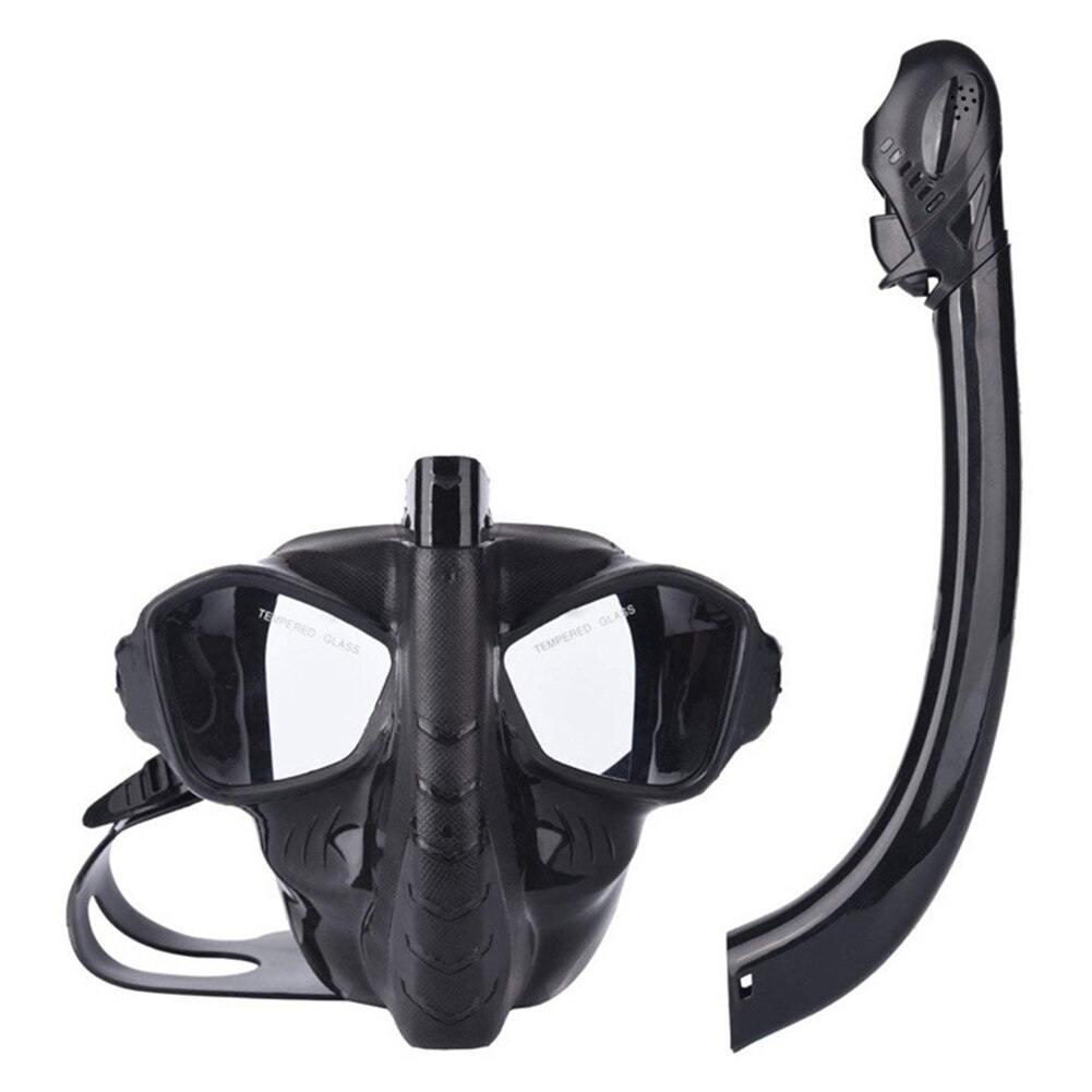 Adjustable Snorkeling Anti Leak Diving Mask Swimming Waterproof Silicone Anti-fog Full Face Equipment Dry Easy Breathing Safe