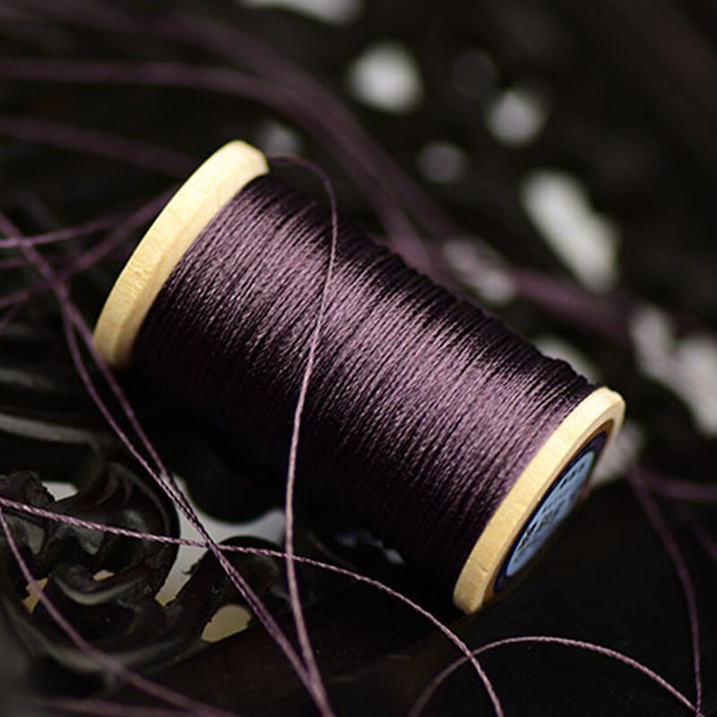 Roll Van 0.3Mm Polyamide Fiber Lijn Hand Geweven Borduurgaren Kwasten Lijn 50M Hoge Sterkte 3 Strengen draad Grijs: 6