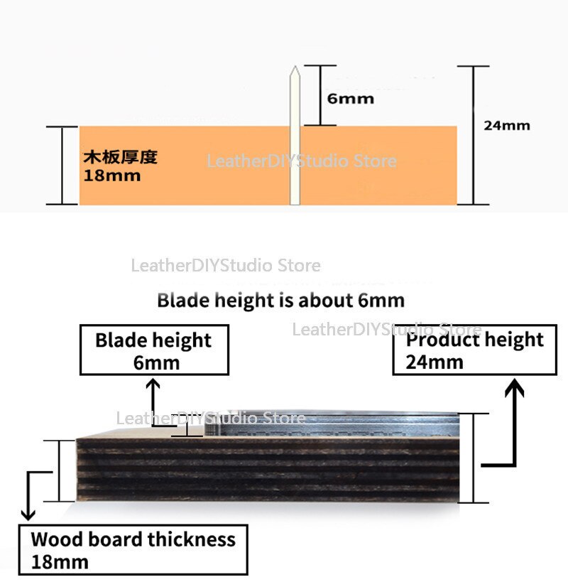 Japan Steel Blade Leather Paw Print Teardrop Earrings Supplies Die Cut Rule Cutter Mold for DIY Leather Punch Crafts Tool