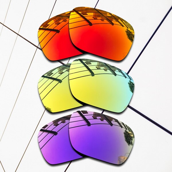 EOS Polarisierte Ersatz Linsen für Oakley Fuel Cell Sonnenbrille-Sorten Farben: Fire-24k Gold-Violet