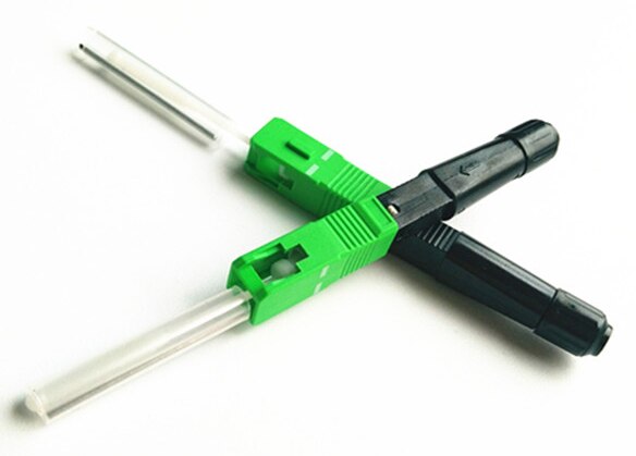 50Pcs/Lot SC/APC SC/UPC Connector Optical Fiber Fusion FTTH Fast Aadaptor,SC APC UPC SOC Fast Connector Splice on Connector: SC APC