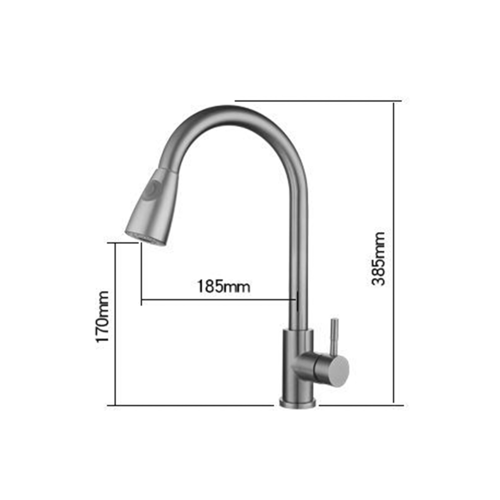 Deck Mounted Black Kitchen Faucet Pull Out Chrome Plated Smart Touch Faucet Drinking Water Filter Kitchen Touch Control Sink Tap