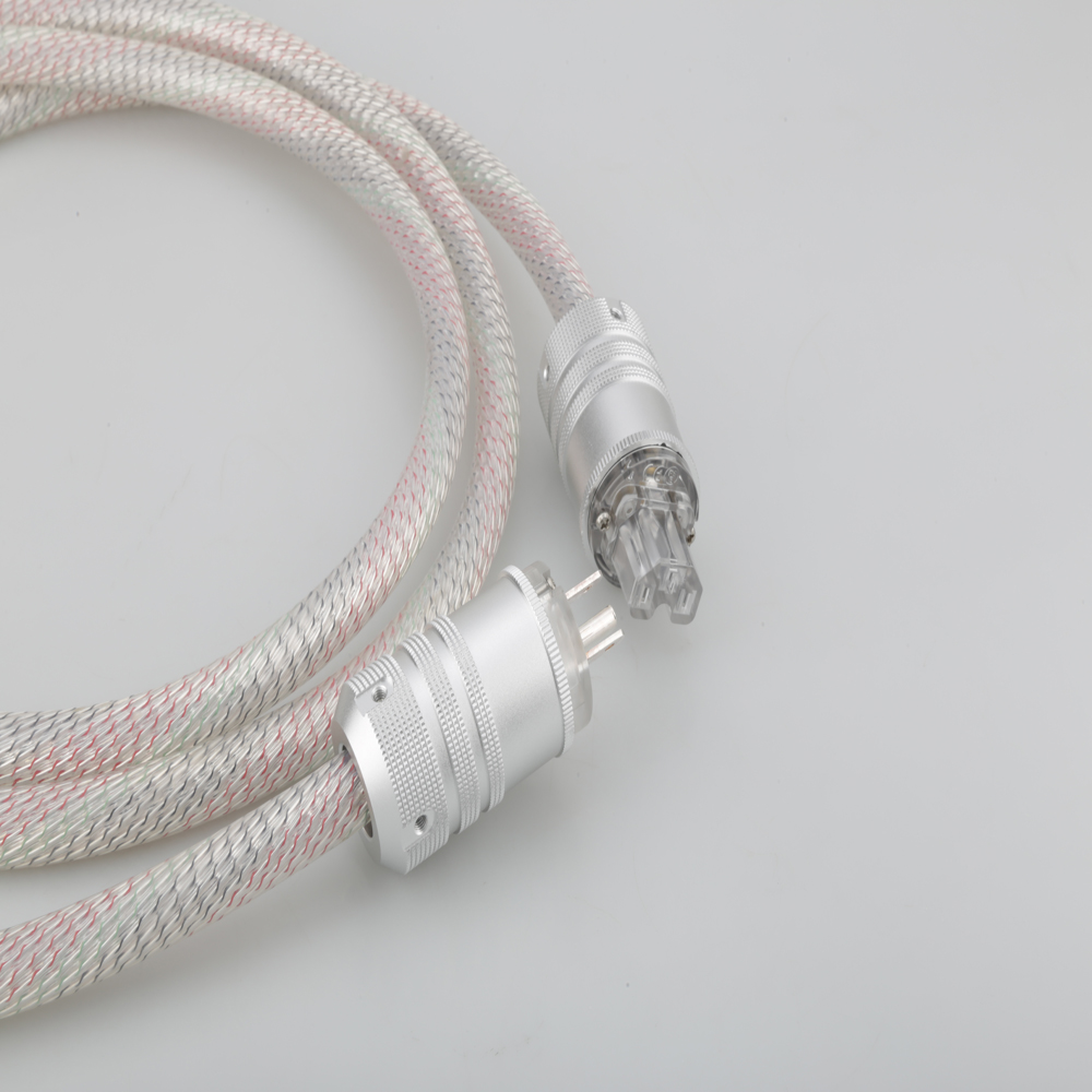 Valhalla power line HIFI POWER CABLE 7N OFC Power Cord with EU Plug Amplifier CD, Decoder, Power Wire
