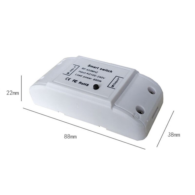 433 RF Smart Switch On-off Wireless Receiver Remote Control Switch Smart Home Modification Remote Control Switch TXTB1